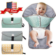 Load image into Gallery viewer, Portable Baby Diaper Changing Mat Nappy Changing Pad